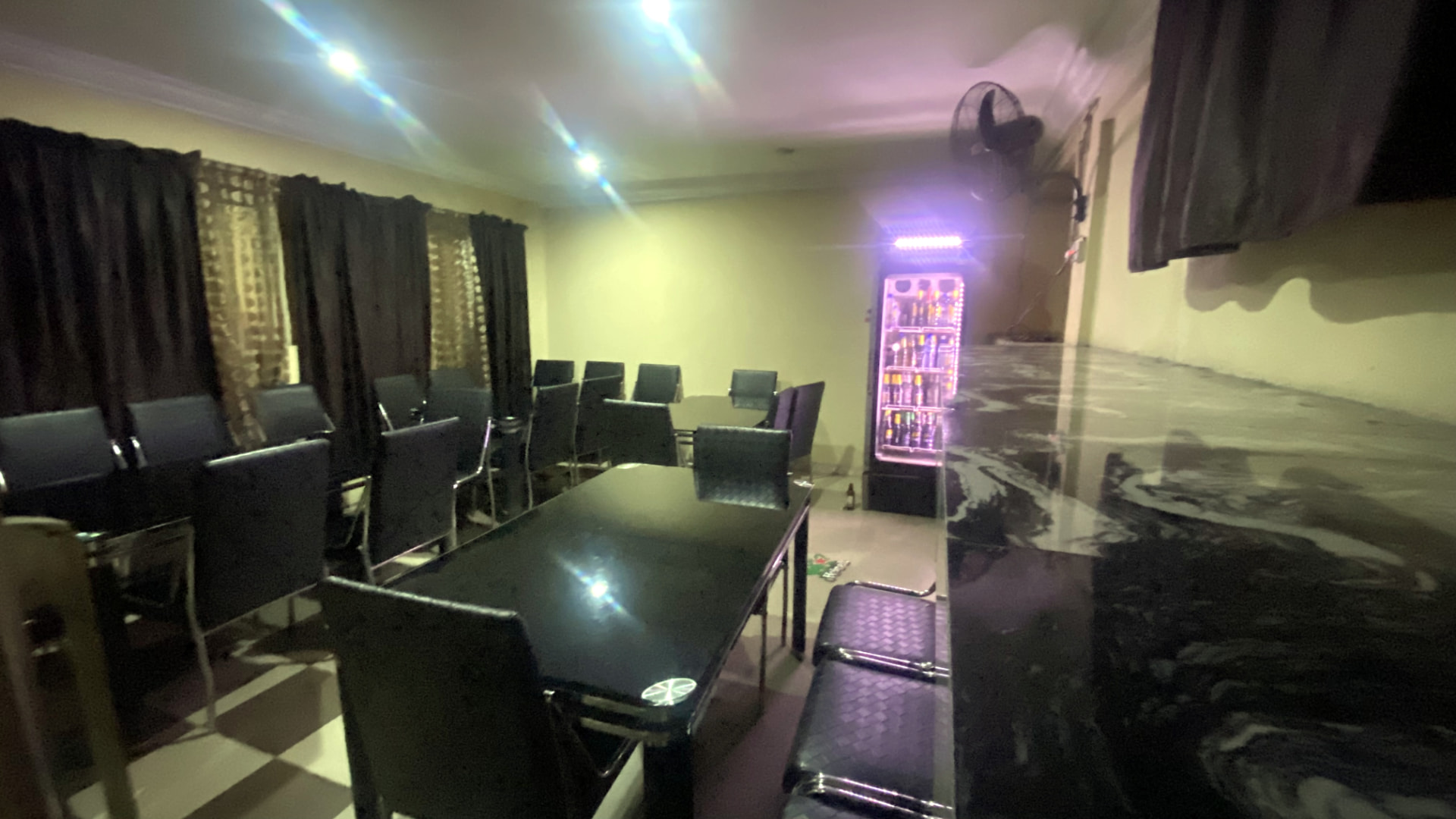Hotel facility — dining and conference room
